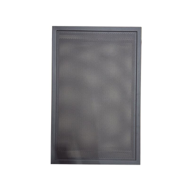Puerta Para Gabinete De 3 Niveles Eqbbc4 / Ventilada / Para Paneles Serie Eq De Notifier / Color Negro
