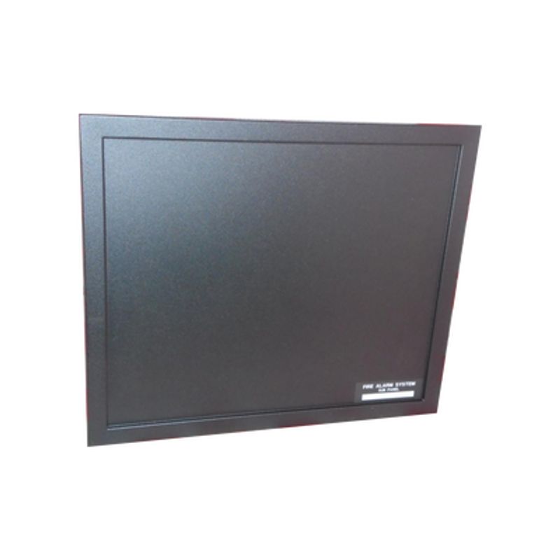 Puerta Ciega Para Gabinete De 1 Nivel / Sin Compartimiento Para Baterias / Para Paneles Notifier / Color Negro