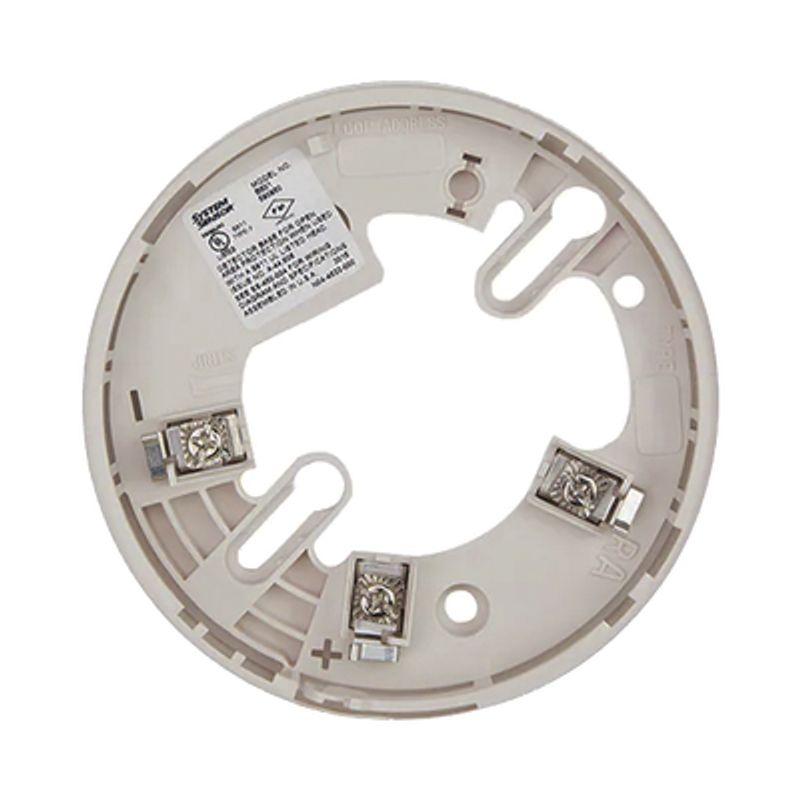 Base De 4 Pulgadas / Para Detectores Notifier Farenhyt Silent Knight Y Firelite / Color Marfil