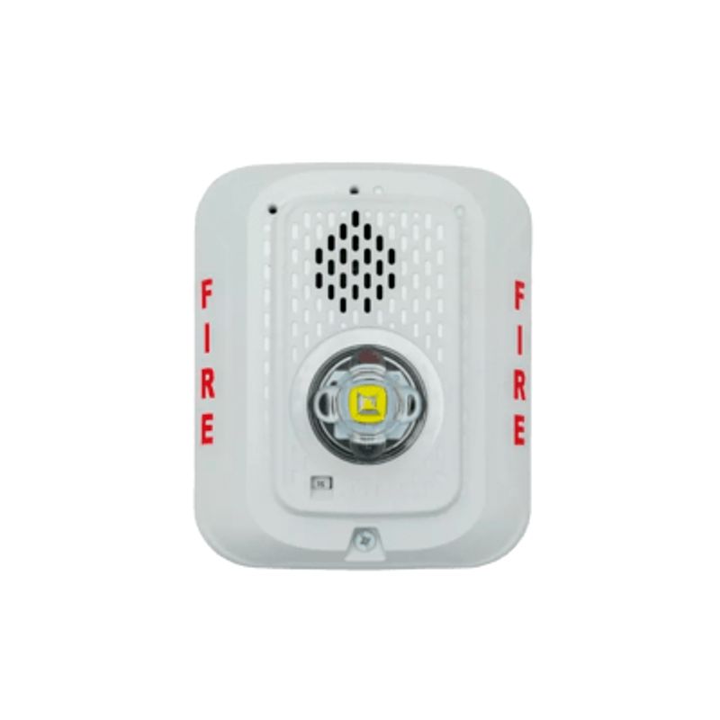Sirena Con Lámpara Led Estroboscópica / A 2 Hilos / Montaje En Pared / 12 O 24 Vcd / Configuración Estroboscópica Seleccionable 