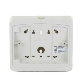 caja de montaje en color blanco para anunciador remoto ann80w213980