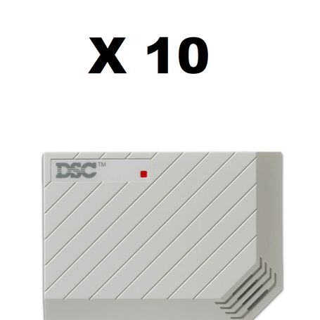 Dsc Dg50au 10pack  Paquete De 10 Detectores De Ruptura De Cristal Cableados. Plandebeneficios