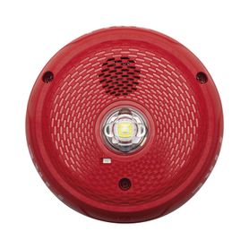 sirena con lámpara led estroboscópica  montaje en techo  nivel de candelas seleccionable  color rojo  nuevo diseno moderno y el