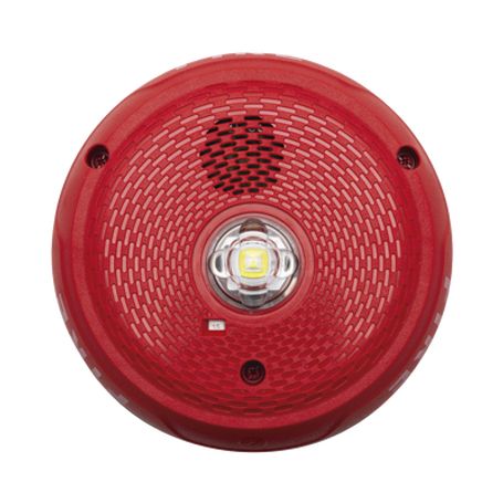 Sirena Con Lámpara Led Estroboscópica / Montaje En Techo / Nivel De Candelas Seleccionable / Color Rojo / Nuevo Diseno Moderno Y
