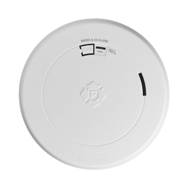 Detector Combo De Humo/co Autónomo Bateria Sellada De Litio De 10 Anos No Requiere Panel Diseno Ultra Delgado No Requiere Cablea