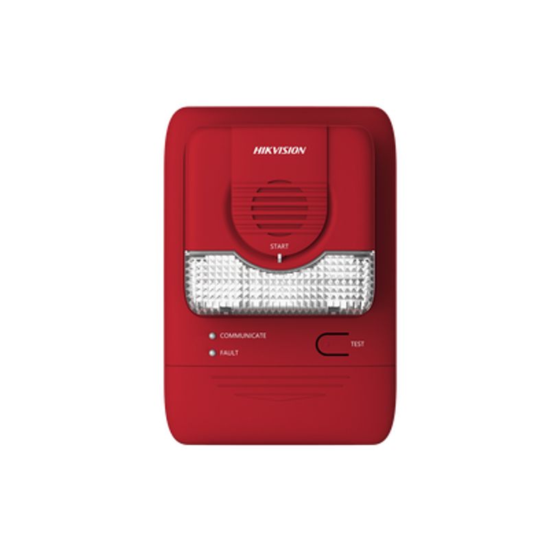 (hikfire) Alarma De Sonido Y Luz / Comunicación Lora / Alarma ≥ 85 Db / Instalación En Pared