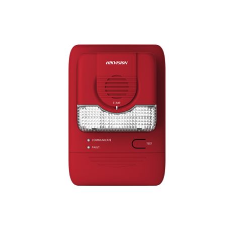 hikfire alarma de sonido y luz  comunicación lora  alarma ≥ 85 db  instalación en pared