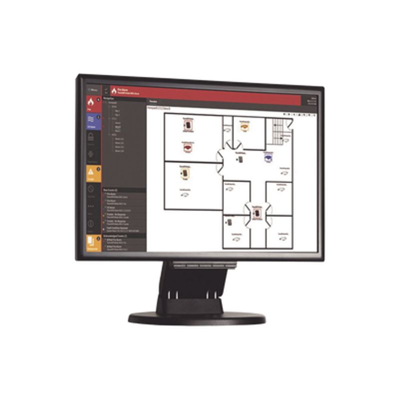 Monitor Led Hd / 43 Pulgadas / Listado Ul / Bocinas Integradas / Para Estación Onyxworks De Notifier