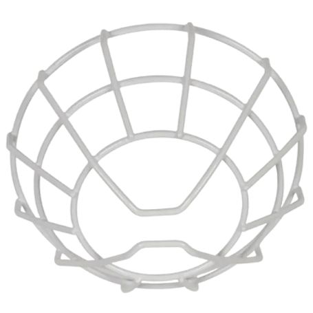 protector de rejilla anti vandalismo y golpes accidentales color blanco para sirenasestrobosbocinas system sensor montaje a ras