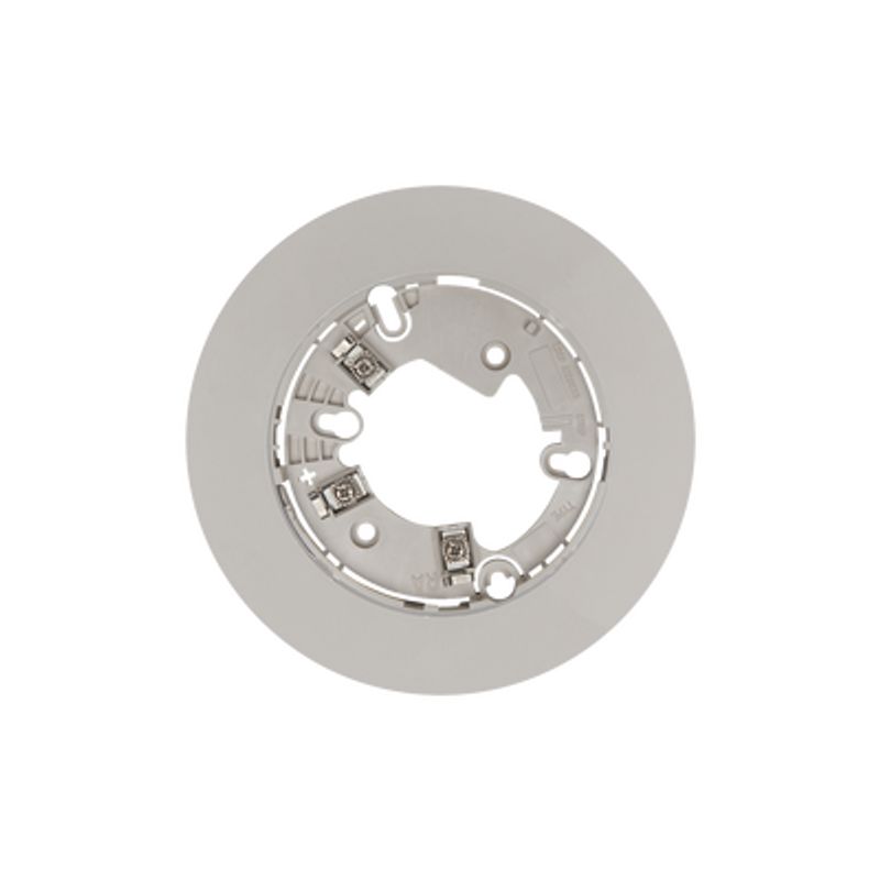 Base De 6 Pulgadas / Para Detectores Notifier Farenhyt Silent Knight Y Firelite / Color Marfil