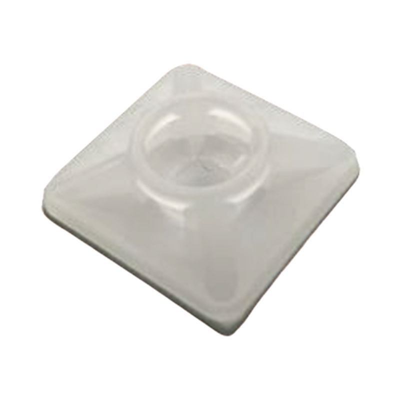  Base Autoadherible Para Cinchos Práctica Y Eficiente Para La Organización Y Fijación De Cables Fabricada En Nylon Resistente Y 