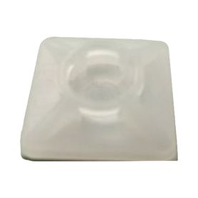  base autoadherible para cinchos práctica y eficiente para la organización y fijación de cables fabricada en nylon resistente y