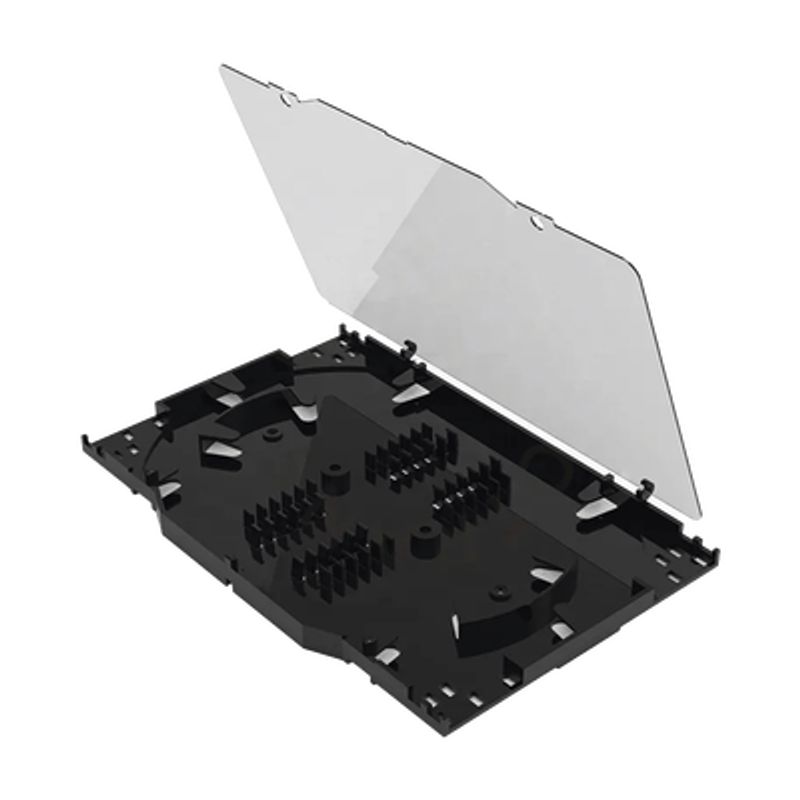 Charola De Empalme Para Fibra Óptica Protección Para 24 Empalmes De Fusión O Mecánicos Compatible Con Distribuidor Lpodf8024