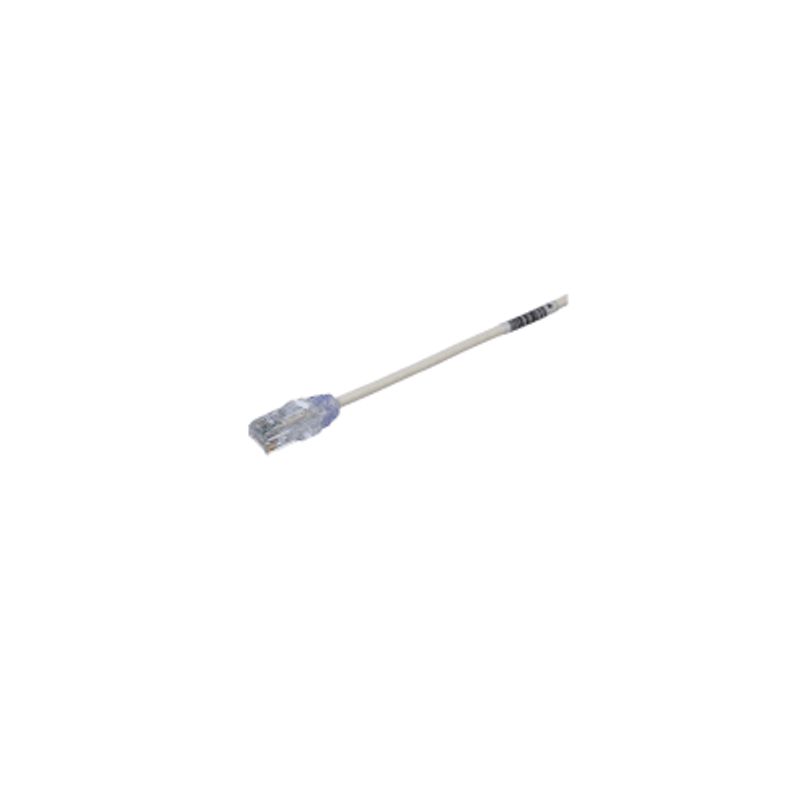 Cable De Parcheo Tx6 Utp Cat6 Diámetro Reducido (28awg) Color Blanco 0.5 M