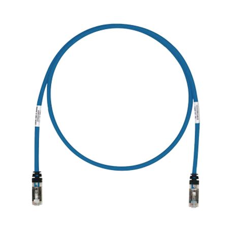 Patch Cord Cat6a Blindado S/ftp Cm/ls0h 10 M Color Azul