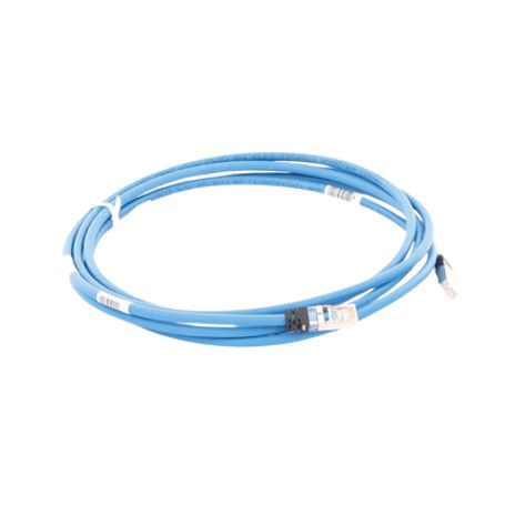 Patch Cord Cat6a Blindado S/ftp Cm/ls0h 10 M Color Azul