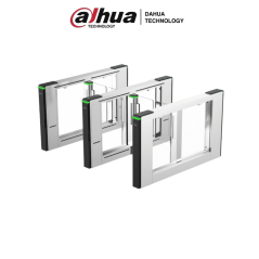 DAHUA DHI-ASGB622X-D Torniquete oscilante para Acceso Peatonal/ Acrílico/ Detector IR/ Función Anticolisión/ Conteo de Personas