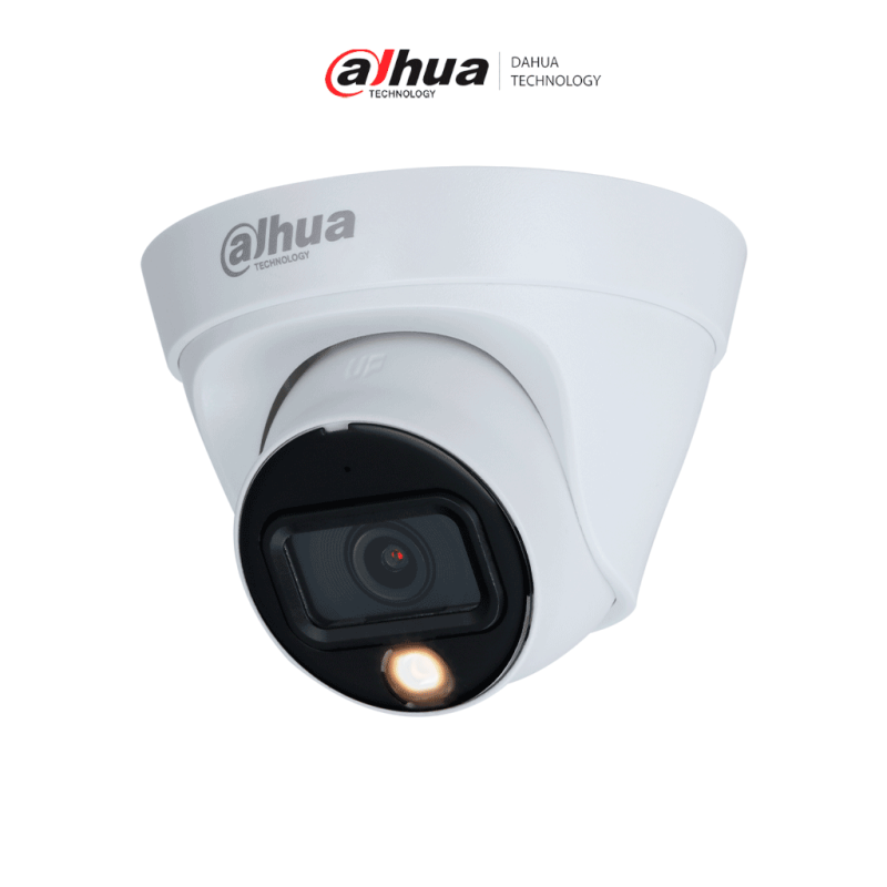 DAHUA DH-IPC-HDW1239T1P-A-LED-0280B-S6 - Cámara IP Domo Full Color de 2MP con lente de 2.8mm y 110° de visión
