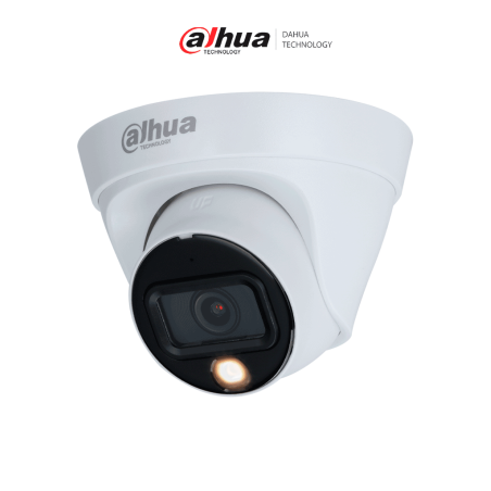 DAHUA DH-IPC-HDW1239T1P-A-LED-0280B-S6 - Cámara IP Domo Full Color de 2MP con lente de 2.8mm y 110° de visión