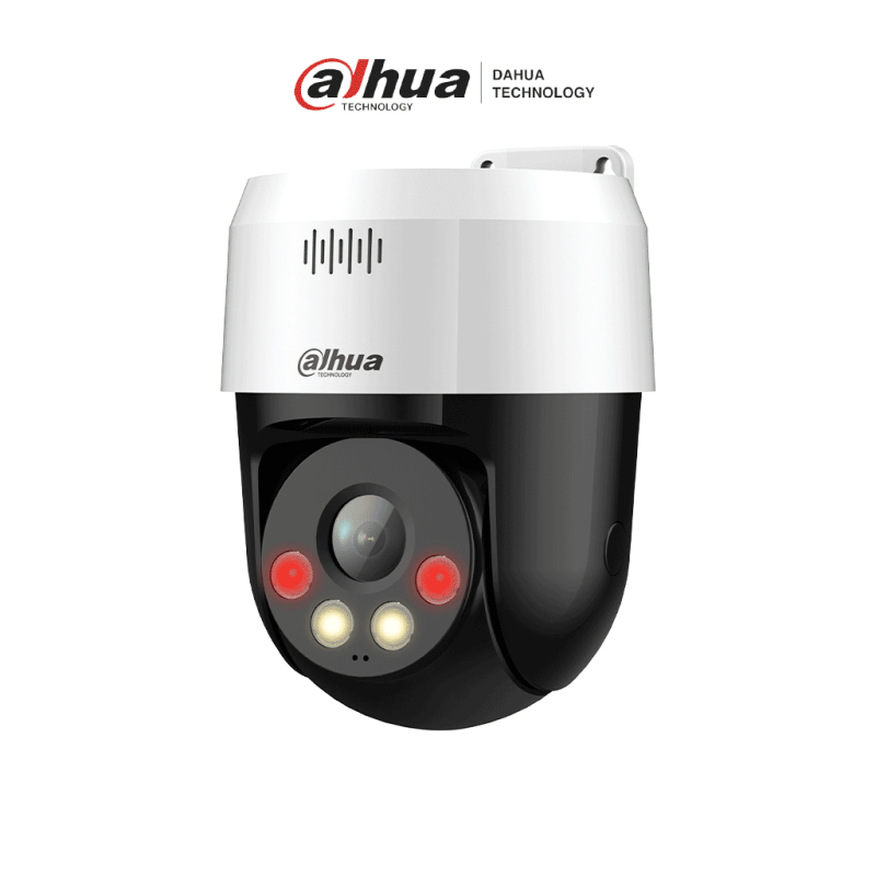 DAHUA DH-SD2A500NB-GNY-A-PV-0400 Cámara IP PT de 5MP / Full Color/ Disuasión activa/ Iluminador dual inteligente/ 30m de IR