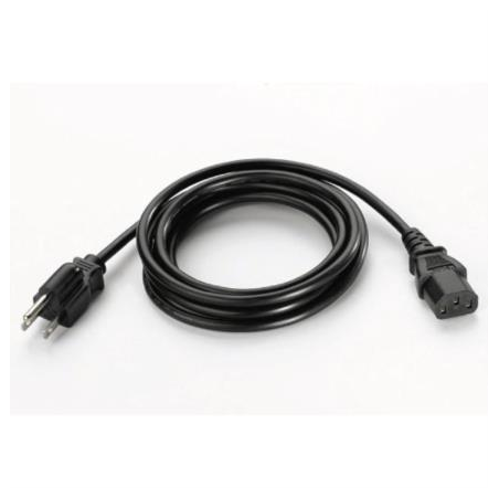Cable de Alimentación CA USA Zebra 228 cm de Largo con Conexión a Tierra Tres Hilos para Fuentes de Poder