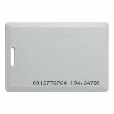 Zkteco Idcardkr2k  Tarjeta Id Con Frecuencia De 125 Khz Tipo Clamshell (perforada Y Con Grosor De 1.88 Mm) Con Folio Impreso Zk1