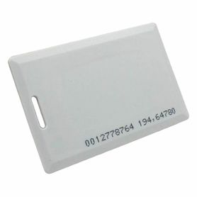zkteco idcardkr2k  tarjeta id con frecuencia de 125 khz tipo clamshell perforada y con grosor de 188 mm con folio impreso zk1 z