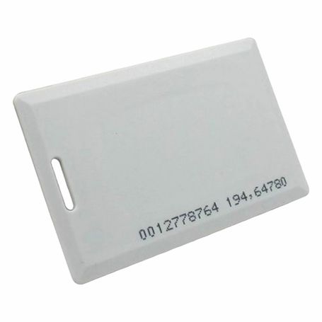 Zkteco Idcardkr2k  Tarjeta Id Con Frecuencia De 125 Khz Tipo Clamshell (perforada Y Con Grosor De 1.88 Mm) Con Folio Impreso Zk1