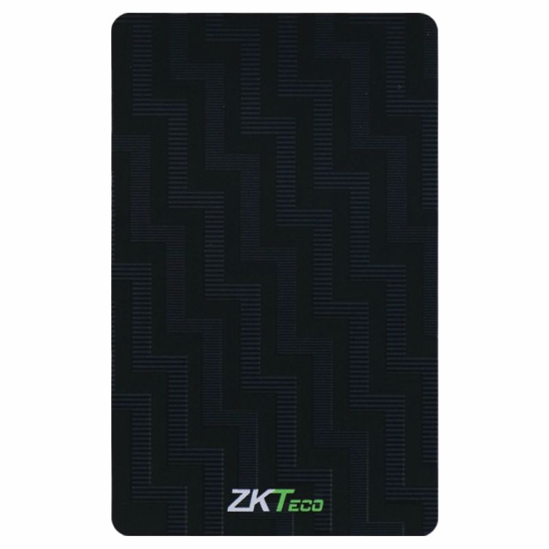 Zkteco Idcolorcard  Tarjeta Id Con Frecuencia De 125 Khz Sin Folio Impreso Grosor De 0.9 Mm Color Negra Y Con El Logo De Zkteco