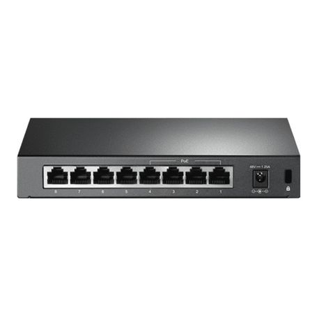 Tplink Tlsf1008p Switch Poe No Administrable Con 8 Puertos Fast Ethernet Que Incluye 4 Puertos Poe Af Y At. Ofrece Un Presupuest