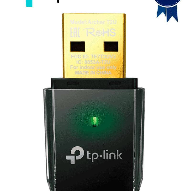 Tplink Archer T2u  Adaptador Usb Inalámbrico Doble Banda Ac 600 Mbps.