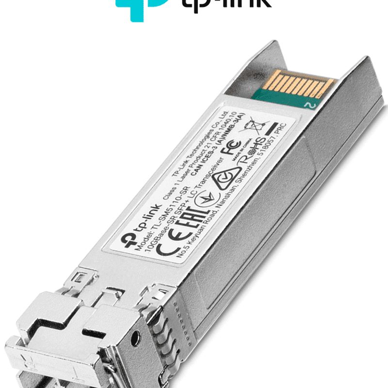 Tplink  Tlsm5110sr / Transceptor Minigbic Sfp Lc 10gbasesr Sfp / Multimodo / Admite Conexiones Ethernet 10g Full Dúplex De Hasta