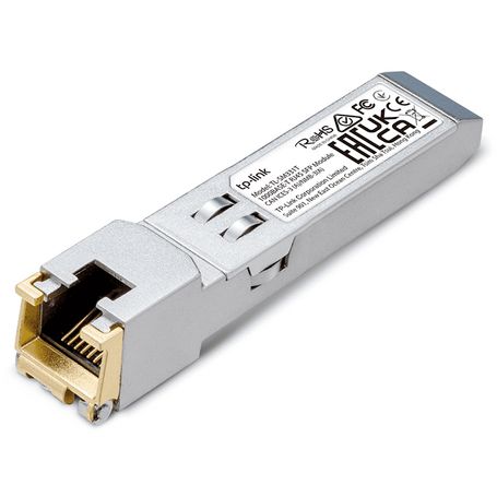 Tplink  Tlsm331t / Transceptor Minigbic Sfp 1000baset Rj45 /  Para Cable Utp Cat 5e O Superior Con Alcance De Hasta 100 M / Rang
