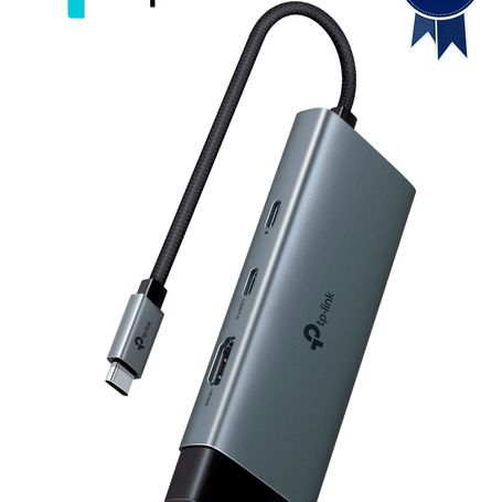 Tplink Uh6120c  Usbc  2 Puertos Usba  1 Puerto Hdmi Para Transmision En 4k60hz  1 Puerto Rj45 Ethernet Para Computaduras Que No 
