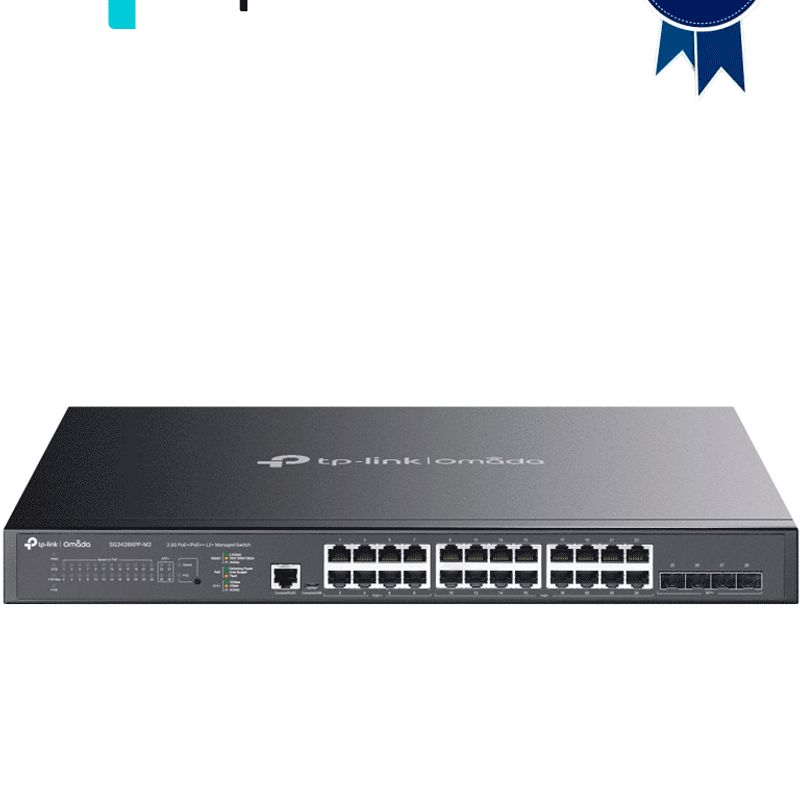 Tplink Tlsg3428xppm2 Switch Omada Administrable De 24 Puertos Rj45 2.5gbe Poe  4 Puertos Sfp 10g  500w De Suministro Poe  Admini