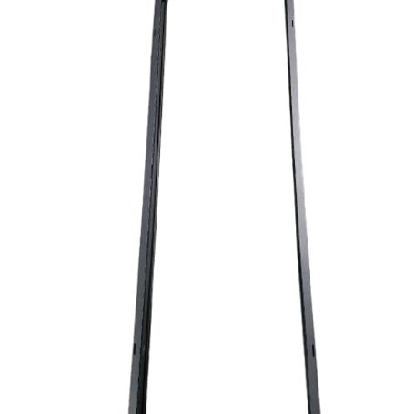 Saxxon Sxr42u6642s  Gabinete De Piso Color Negro / 42ur / Puerta De Vidrio Templado / Alto 198 Cm / Ancho 60 Cm / Profundidad 60
