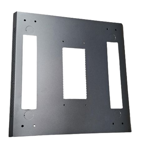 Saxxon Sxr42u6642s  Gabinete De Piso Color Negro / 42ur / Puerta De Vidrio Templado / Alto 198 Cm / Ancho 60 Cm / Profundidad 60