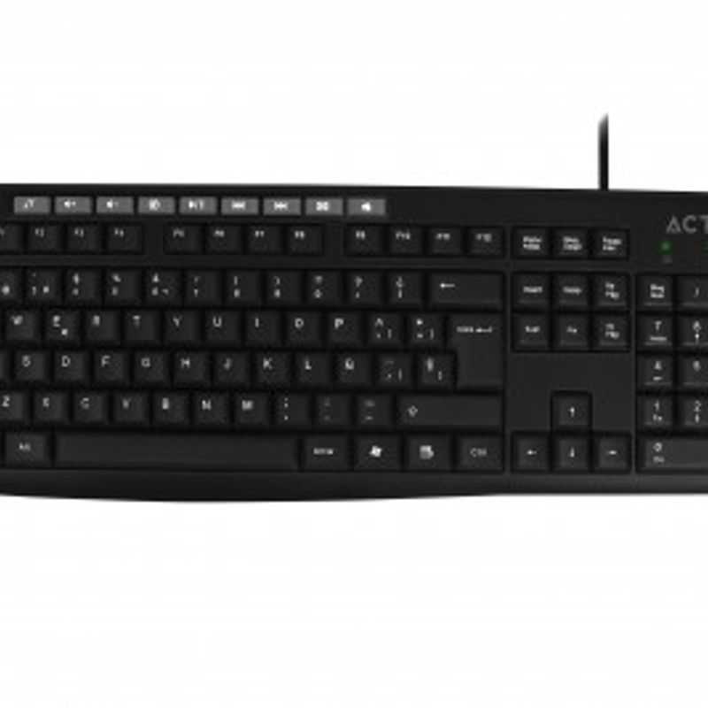 teclado acteck multimedia t300