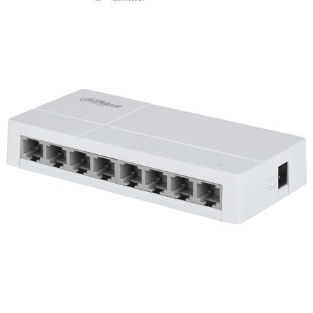 Dahua Dhsf1008l  Switch De Escritorio Con 8 Puertos Fast Ethernet (10/100 Mbps) Diseno Compacto De Capa 2 Con Capacidad De Switc