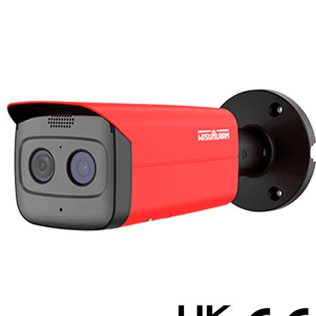 Dahua Wisualarm Hyft431lfpcámara Ip Térmica Detección De Fuego De 4mp/detector Vox De Alta Sensibilidad/ Detección Incendio Alar