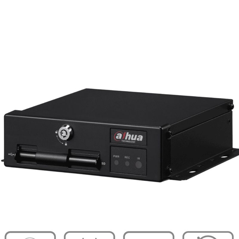 Dahua Mxvr1004gfwi  Dvr Móvil Wifi 1080p Con Ia/ 4 Canales Analogos  1 Ip/ 1080p / Comunicación 3g/4g/wifi/ Soporta Dsm/adas/bsd