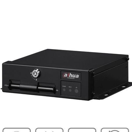 Dahua Mxvr1004gfwi  Dvr Móvil Wifi 1080p Con Ia/ 4 Canales Analogos  1 Ip/ 1080p / Comunicación 3g/4g/wifi/ Soporta Dsm/adas/bsd