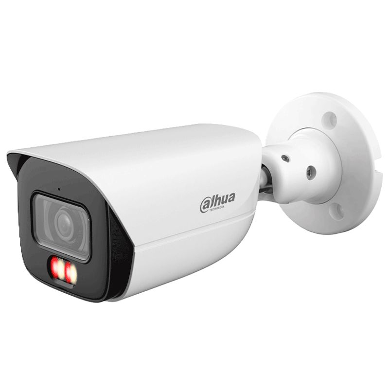 Dahua Dhipchfw3449easil  Cámara Ip Bullet De 4 Megapixeles Con Ia/iluminador Dual/ Wizsense/ Lente De 2.8mm/ 107 Grados De Apert