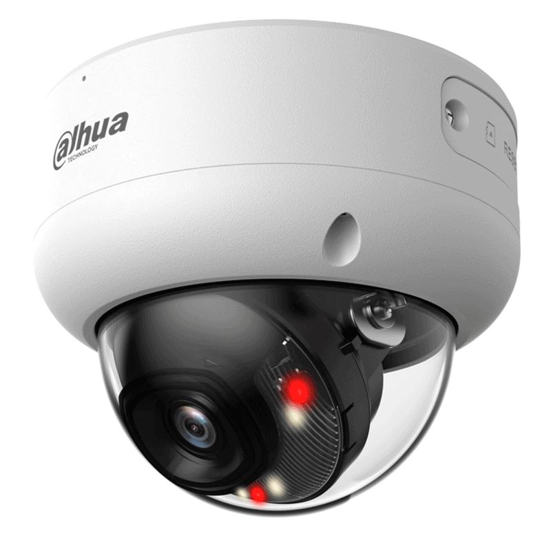 Dahua Dhipchdbw3849easil  Cámara Ip Domo Antivandálica 4k/ 8 Megapixeles/ Iluminador Dual/  Lente De 2.8 Mm/ 107 Grados De Apert