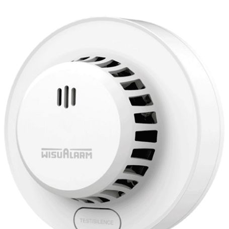 Dahua Wisualarm Dhihysa13a  Detector De Humo Standalone (autónomo) Sonido De Alarma De 85db Cuenta Con Un Botón De Prueba Y Sile