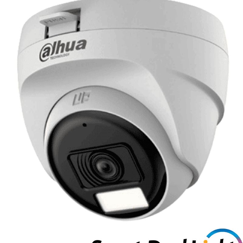 Dahua Hact1a21nuila  Cámara Domo De 2 Megapixeles/ Lente De 2.8 Mm Apertura Hasta 100°/ Iluminación Dual Inteligente Hasta 25mts