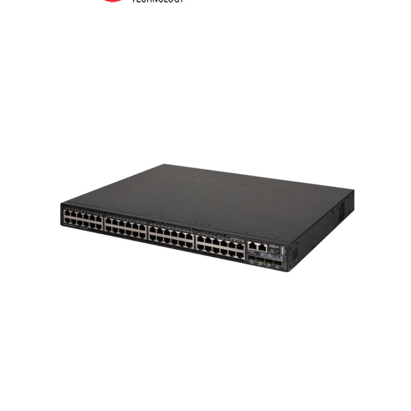 Dahua S560048gt4xf Switch De Nivel Enterprise/ 48 Puertos Gigabit/ Administrable Capa 3/4 Puertos Para Fibra/ Soporta Vlan