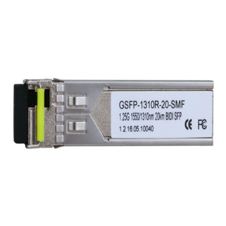 Dahua Gsfp1310r20smf Modulo Fibra Optica Sfp Monomodo/ Trasmision Bidireccional/ Conector Lc/ Hasta 20km/tx 1550nmrx 1310nm