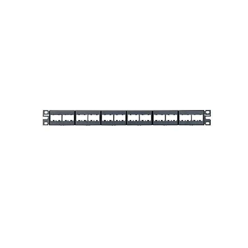 Panduit Cpp24wbly Panel De Parcheo Minicom  24 Puertos 1 Ur Vacio (sin Conectores) Sin Blindaje