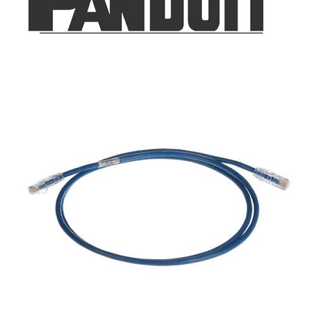 Panduit Utpsp5buy Patch Cord De 100 Cobre Utp / 24 Awg / 5 Pies (1.52 M) / Categoria 6 / Azul